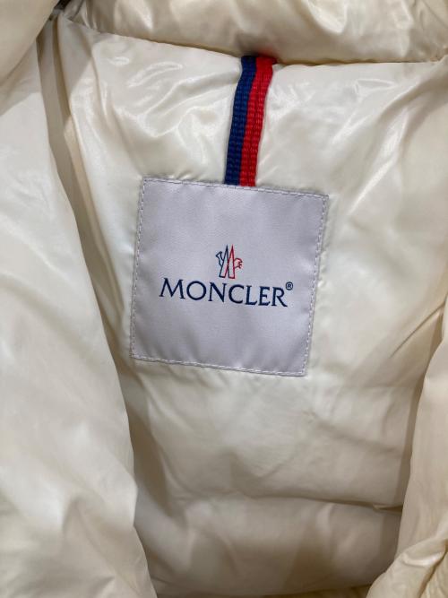 MONCLER（モンクレール）MONCLER (モンクレール) BADYFURダウンジャケット ホワイト サイズ:00の古着・服飾アイテム