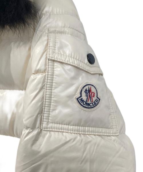 MONCLER（モンクレール）MONCLER (モンクレール) BADYFURダウンジャケット ホワイト サイズ:00の古着・服飾アイテム