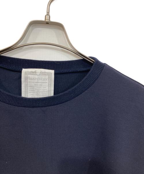 BEARDSLEY（ビアズリー）BEARDSLEY (ビアズリー) 袖パフダンボールワンピース ネイビー サイズ:FREEの古着・服飾アイテム