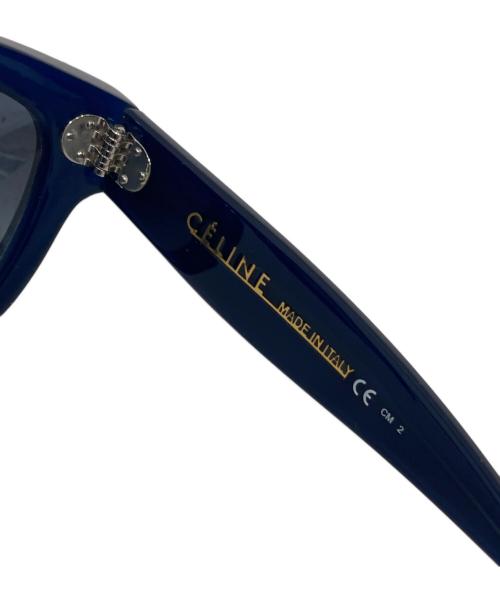 CELINE（セリーヌ）CELINE (セリーヌ) Polarized Square Sunglasses/ポラライズド・スクエア・サングラシーズ ネイビー サイズ:51□21の古着・服飾アイテム