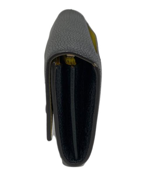 CELINE（セリーヌ）CELINE (セリーヌ) ラージフラップウォレット ブラックの古着・服飾アイテム