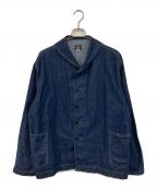 POST O'ALLSポストオーバーオールズ）の古着「NAVY BLU-F -8oz. deep washed denim indigo-/ネイビー ブルー エフ エイトオンス ディープ ウォッシュド デニム インディゴ」｜インディゴ