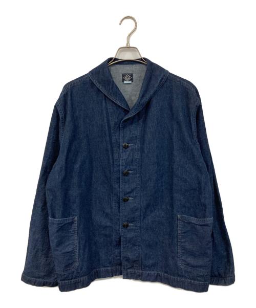 POST O'ALLS（ポストオーバーオールズ）POST O'ALLS NAVY BLU-F -8oz. deep washed denim indigo-/ネイビー ブルー エフ エイトオンス ディープ ウォッシュド デニム インディゴ インディゴ サイズ:SIZE XLの古着・服飾アイテム