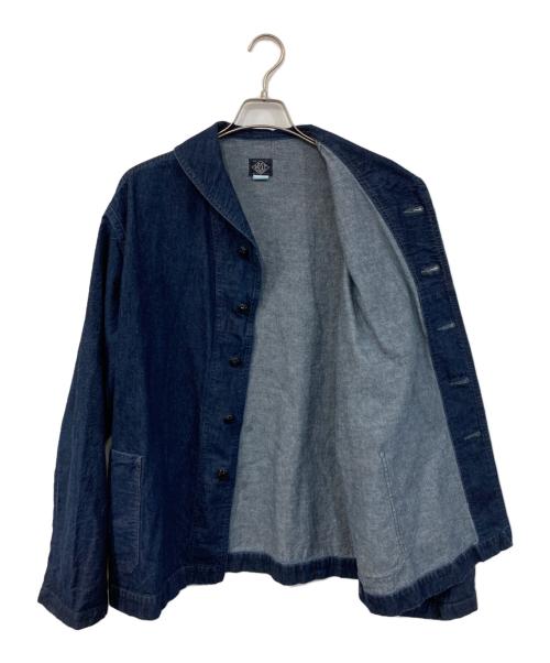 POST O'ALLS（ポストオーバーオールズ）POST O'ALLS NAVY BLU-F -8oz. deep washed denim indigo-/ネイビー ブルー エフ エイトオンス ディープ ウォッシュド デニム インディゴ インディゴ サイズ:SIZE XLの古着・服飾アイテム