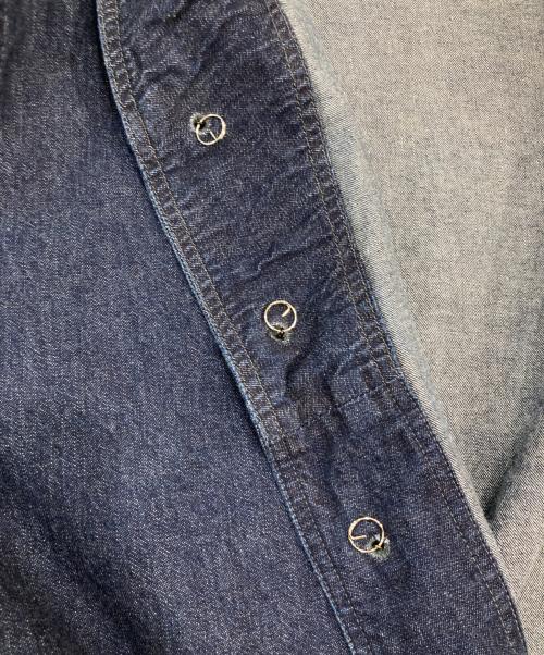 POST O'ALLS（ポストオーバーオールズ）POST O'ALLS NAVY BLU-F -8oz. deep washed denim indigo-/ネイビー ブルー エフ エイトオンス ディープ ウォッシュド デニム インディゴ インディゴ サイズ:SIZE XLの古着・服飾アイテム