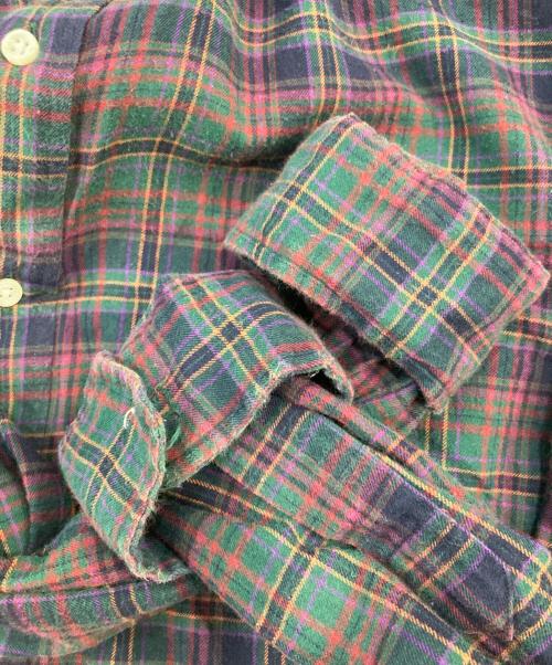 RALPH LAUREN（ラルフローレン）RALPH LAUREN (ラルフローレン) BLAKE チェックシャツ パープル サイズ:SIZE Mの古着・服飾アイテム