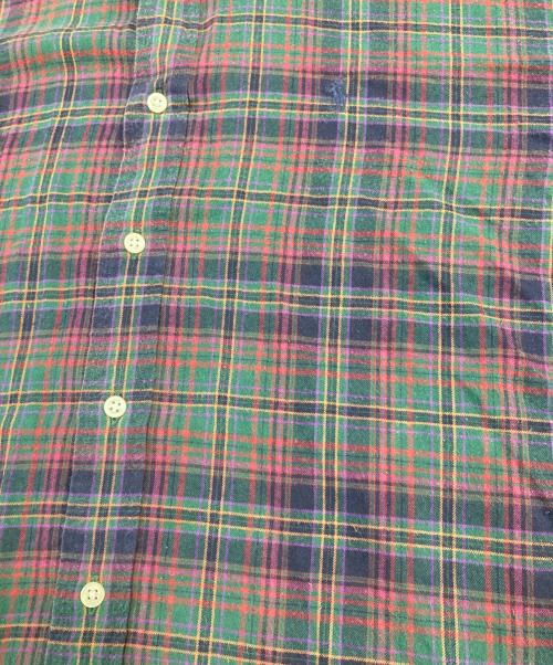 RALPH LAUREN（ラルフローレン）RALPH LAUREN (ラルフローレン) BLAKE チェックシャツ パープル サイズ:SIZE Mの古着・服飾アイテム