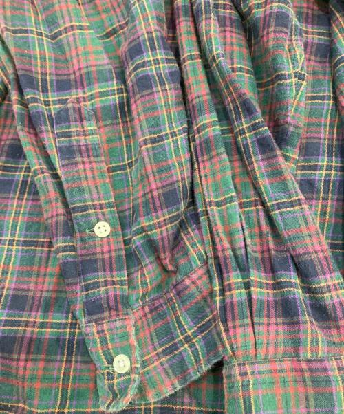 RALPH LAUREN（ラルフローレン）RALPH LAUREN (ラルフローレン) BLAKE チェックシャツ パープル サイズ:SIZE Mの古着・服飾アイテム