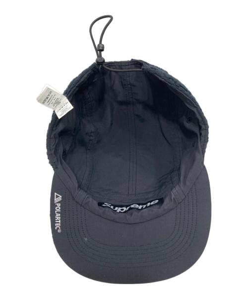 SUPREME（シュプリーム）SUPREME (シュプリーム) Polartec Shearling Reversible Camp Cap/ポーラテック・シアリング・リバーシブル・キャンプ・キャップ ブラックの古着・服飾アイテム