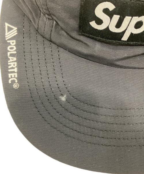 SUPREME（シュプリーム）SUPREME (シュプリーム) Polartec Shearling Reversible Camp Cap/ポーラテック・シアリング・リバーシブル・キャンプ・キャップ ブラックの古着・服飾アイテム