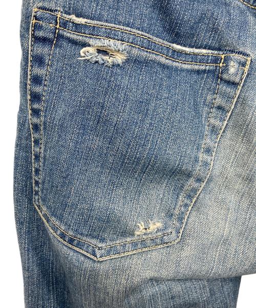 Hysteric Glamour（ヒステリックグラマー）Hysteric Glamour (ヒステリックグラマー) ダメージスキニーデニムパンツ インディゴ サイズ:XSの古着・服飾アイテム