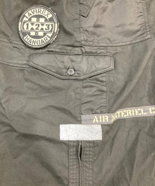 AVIREX（アヴィレックス）AVIREX (アヴィレックス) コンビネーションスカート ブラック サイズ:Sの古着・服飾アイテム