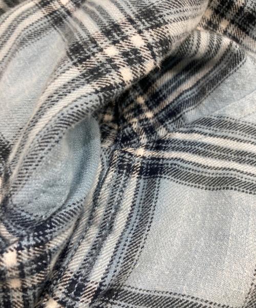 DIESEL（ディーゼル）DIESEL (ディーゼル) フード付きシャツ ブルー サイズ:48の古着・服飾アイテム