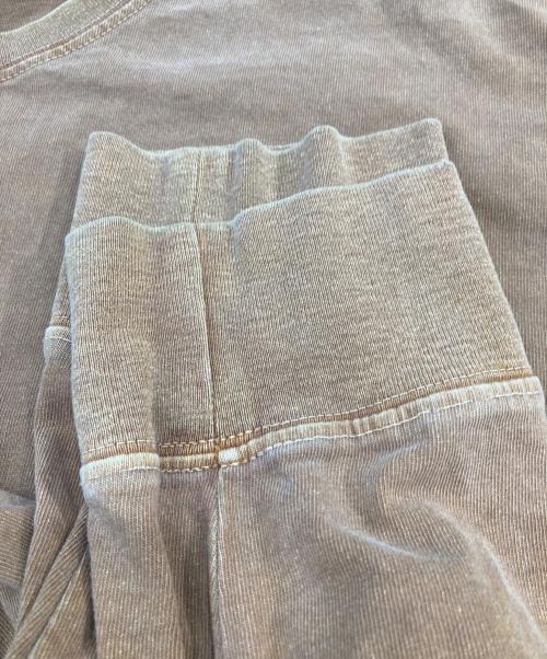 stussy（ステューシー）stussy (ステューシー) Skate Posse Pigment Dyed L/S Tee ブラウン サイズ:SIZE Lの古着・服飾アイテム