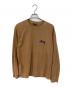 stussy（ステューシー）の古着「Skate Posse Pigment Dyed L/S Tee」｜ブラウン