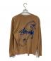 stussy (ステューシー) Skate Posse Pigment Dyed L/S Tee ブラウン サイズ:SIZE L：5000円