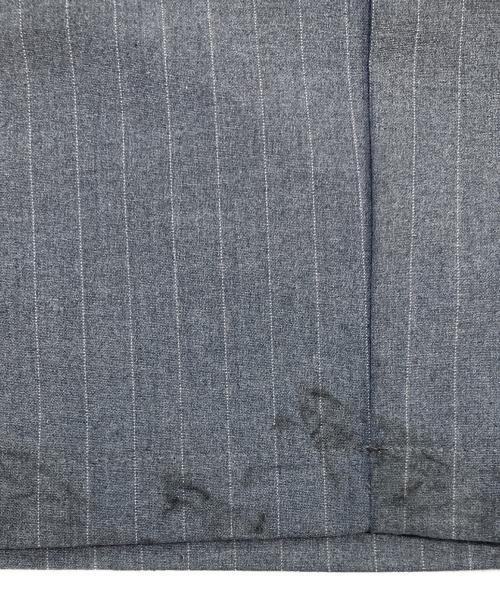 MAISON SPECIAL（メゾンスペシャル）MAISON SPECIAL (メゾンスペシャル) レイヤードダブルウエストサイドラインパンツ グレー サイズ:38の古着・服飾アイテム