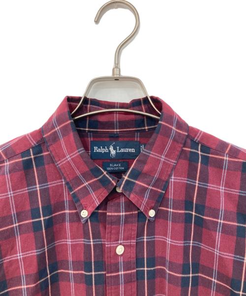 RALPH LAUREN（ラルフローレン）RALPH LAUREN (ラルフローレン) BLAKEチェックシャツ レッド サイズ:SIZE Lの古着・服飾アイテム
