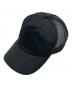 stussy（ステューシー）の古着「Waked Trucker Cursive Stritch Snap/ウェイクド トラッカー カーシブ ストリッチ スナップ」｜ブラック