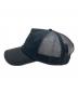 stussy (ステューシー) Waked Trucker Cursive Stritch Snap/ウェイクド トラッカー カーシブ ストリッチ スナップ ブラック：5000円