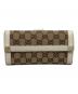GUCCI（グッチ）の古着「GG柄長財布」｜ホワイト