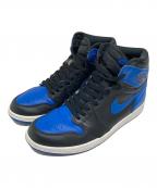 NIKEナイキ）の古着「Air Jordan 1 Retro High OG "Royal" 2017　エアジョーダン　ワン　レトロ　ハイ　オージー　ロイヤル」｜ブルー×ブラック
