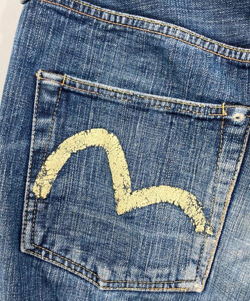 EVISU（エヴィス）EVISU (エヴィス) カモメ デニムパンツ インディゴ サイズ:34×35の古着・服飾アイテム