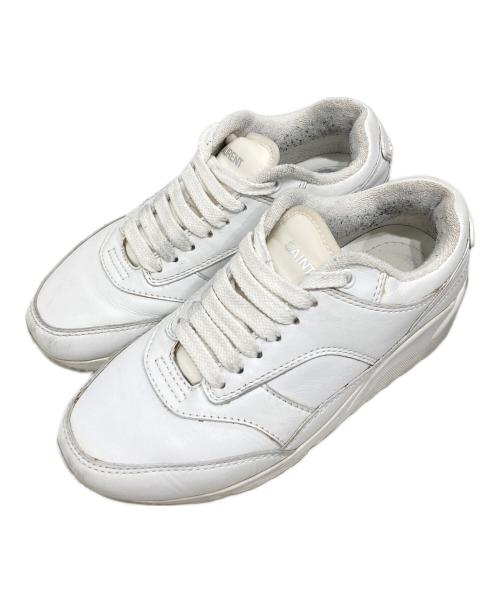 Saint Laurent Paris（サンローランパリ）Saint Laurent Paris (サンローランパリ) ローカットスニーカー ホワイト サイズ:SIZE 26の古着・服飾アイテム