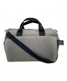 PORTER GIRL（ポーターガール）の古着「２WAY BOSTON BAG/ツーウェイ ボストン バッグ」｜グレー
