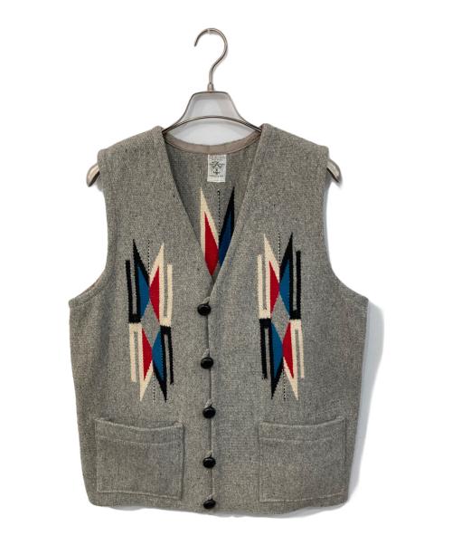 ORTEGA’S（オルテガ）ORTEGA’S (オルテガ) チマヨベスト グレー サイズ:42相当の古着・服飾アイテム