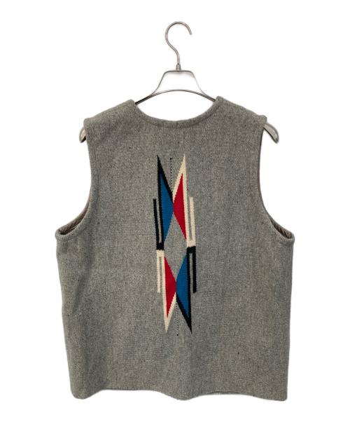 ORTEGA’S（オルテガ）ORTEGA’S (オルテガ) チマヨベスト グレー サイズ:42相当の古着・服飾アイテム