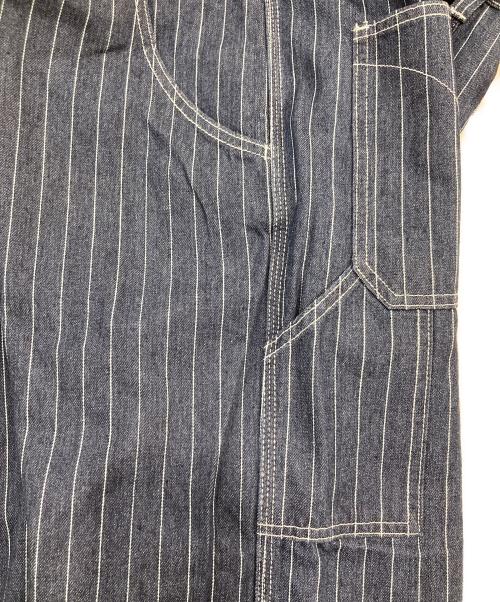 OKONKWO COMPANY（オコンクウォ カンパニー）OKONKWO COMPANY (オコンクウォ カンパニー) WABASH STRIPE DENIM　ウォバッシュストライプ パンツ インディゴ サイズ:SIZE L 未使用品の古着・服飾アイテム