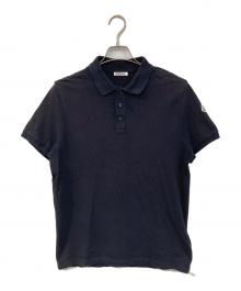 MONCLER（モンクレール）の古着「MAGLIA POLO MANICA CORTA/マグリア ポロ マニカ コルタ　 ポロシャツ」｜ブラック