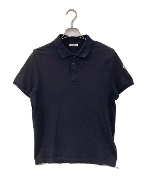 MONCLER（モンクレール）MONCLER (モンクレール) MAGLIA POLO MANICA CORTA/マグリア ポロ マニカ コルタ　 ポロシャツ ブラック サイズ:SIZE Mの古着・服飾アイテム