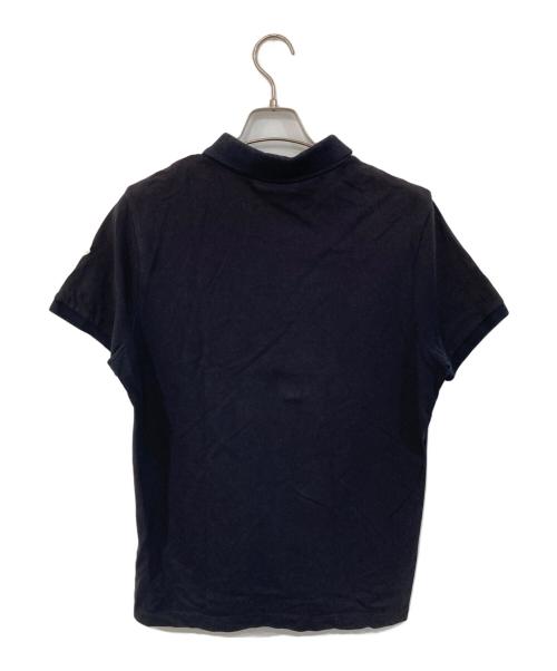 MONCLER（モンクレール）MONCLER (モンクレール) MAGLIA POLO MANICA CORTA/マグリア ポロ マニカ コルタ　 ポロシャツ ブラック サイズ:SIZE Mの古着・服飾アイテム