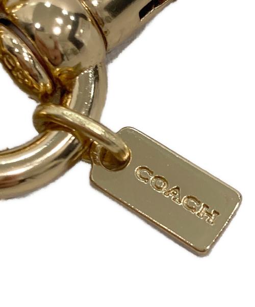 COACH（コーチ）COACH (コーチ) ハートキーリング・シグネチャーキャンバス ベージュの古着・服飾アイテム