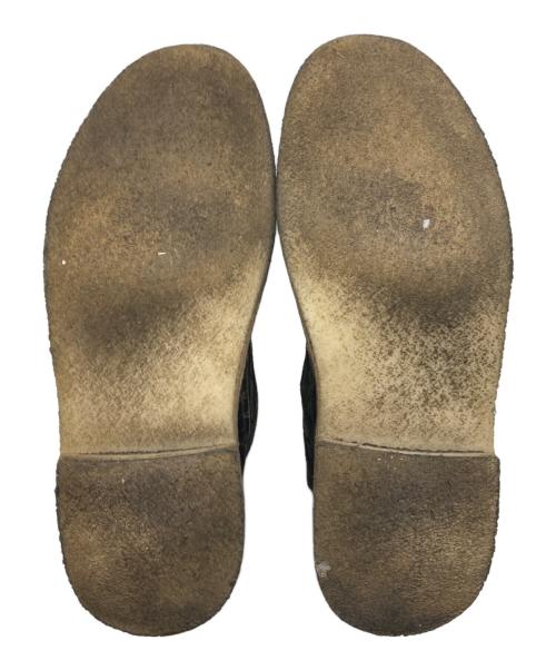 CLANKS（クラークス）CLANKS (クラークス) クロコ型押しDESERT BOOT ブラック サイズ:25.5cmの古着・服飾アイテム