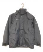 MAMMUTマムート）の古着「Obelisk Gore-Tex Zip-In HS Coat/オベリスク ゴアテックス ジップイン ハードシェル コート アジアンフィット」｜ブラック