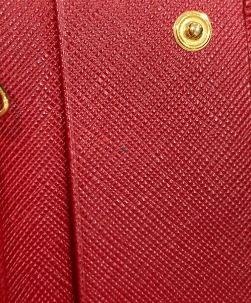 PRADA（プラダ）PRADA (プラダ) サフィアーノレザー リボン６連キーケース レッドの古着・服飾アイテム