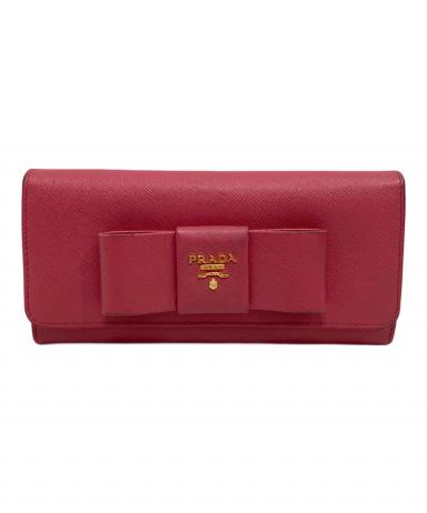 中古・古着通販】PRADA (プラダ) カードケース付きサフィアーノレザー