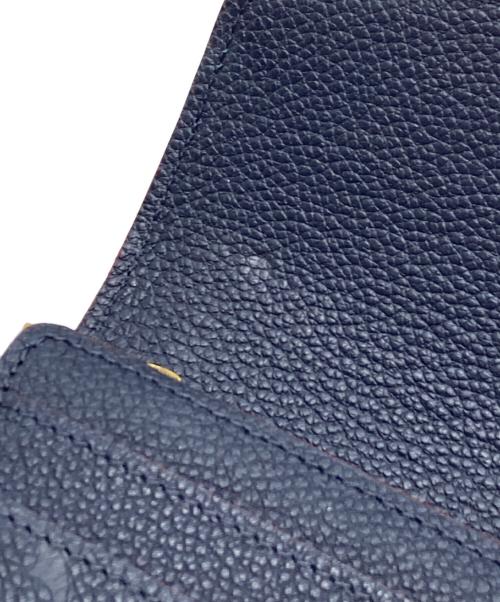 LOUIS VUITTON（ルイ ヴィトン）LOUIS VUITTON (ルイ ヴィトン) 長財布 ポルトフォイユ・サラ ネイビーの古着・服飾アイテム