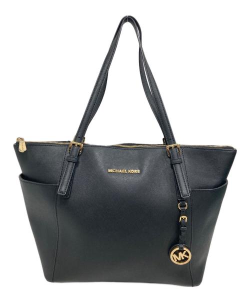 MICHAEL KORS（マイケル・コース）MICHAEL KORS (マイケル・コース) トートバッグ ブラックの古着・服飾アイテム
