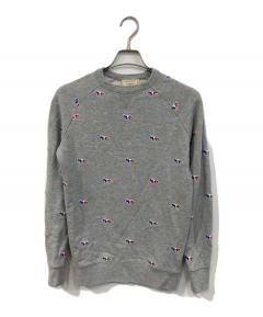 中古・古着通販】MSGM (エムエスジーエム) ロゴスウェット グリーン