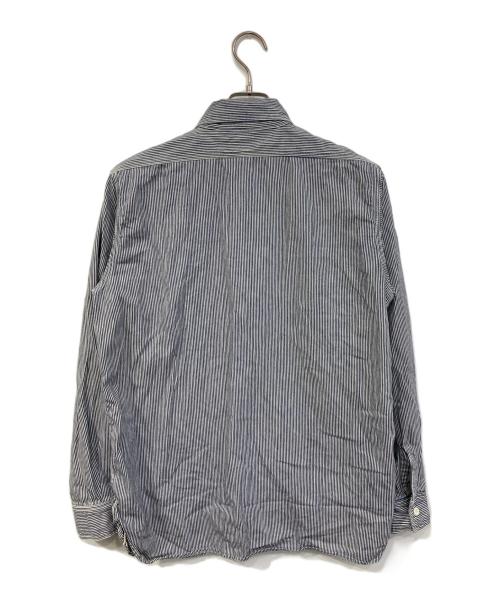orSlow（オアスロウ）orSlow (オアスロウ) HICKORY STRIPE WORK SHIRT/ヒッコリー ストライプ ワーク シャツ グレー サイズ:SIZE 3の古着・服飾アイテム