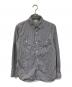 orSlow（オアスロウ）の古着「HICKORY STRIPE WORK SHIRT/ヒッコリー ストライプ ワーク シャツ」｜グレー