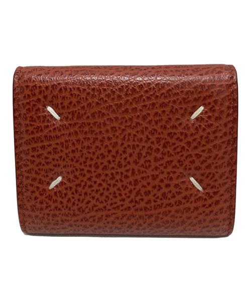 Maison Margiela（メゾンマルジェラ）Maison Margiela (メゾンマルジェラ) エンベロープ ミニウォレット レザー コンパクト ウォレット ブラウンの古着・服飾アイテム
