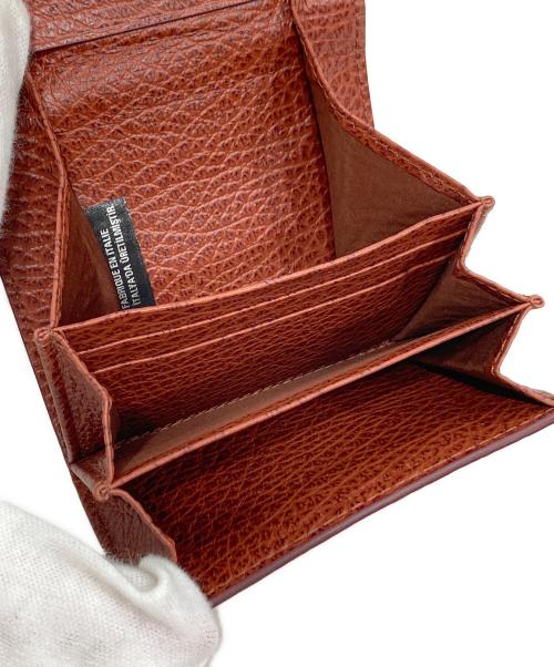 Maison Margiela（メゾンマルジェラ）Maison Margiela (メゾンマルジェラ) エンベロープ ミニウォレット レザー コンパクト ウォレット ブラウンの古着・服飾アイテム