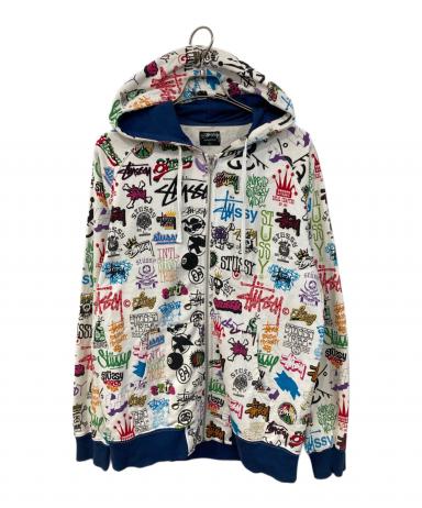 中古・古着通販】stussy (ステューシー) 歴代ロゴプリントジップ