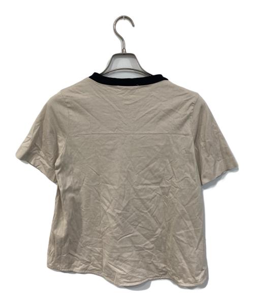 COLLAGE GALLARDAGALANTE（コラージュ ガリャルダガランテ）COLLAGE GALLARDAGALANTE (コラージュ ガリャルダガランテ) フロッキーロゴTシャツ ベージュ サイズ:FREEの古着・服飾アイテム