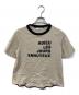 COLLAGE GALLARDAGALANTE（コラージュ ガリャルダガランテ）の古着「フロッキーロゴTシャツ」｜ベージュ